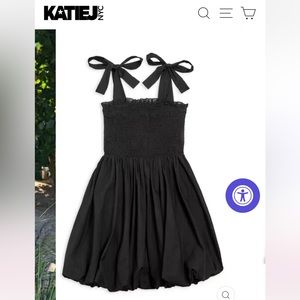 Black KatieJ balloon dress